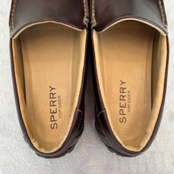 Sperry Top-sider Men\'s Hampden Venetian Sahara Leather Flat Loafer 12 Medium main image 7